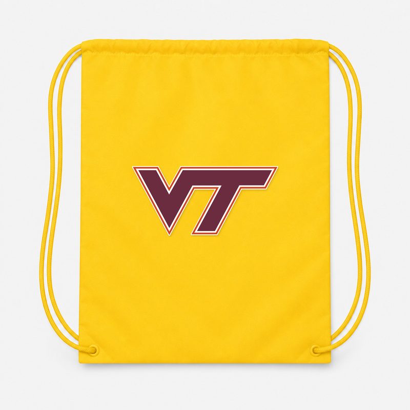 Virginia Tech Hokies Drawstring Bag - Yellow