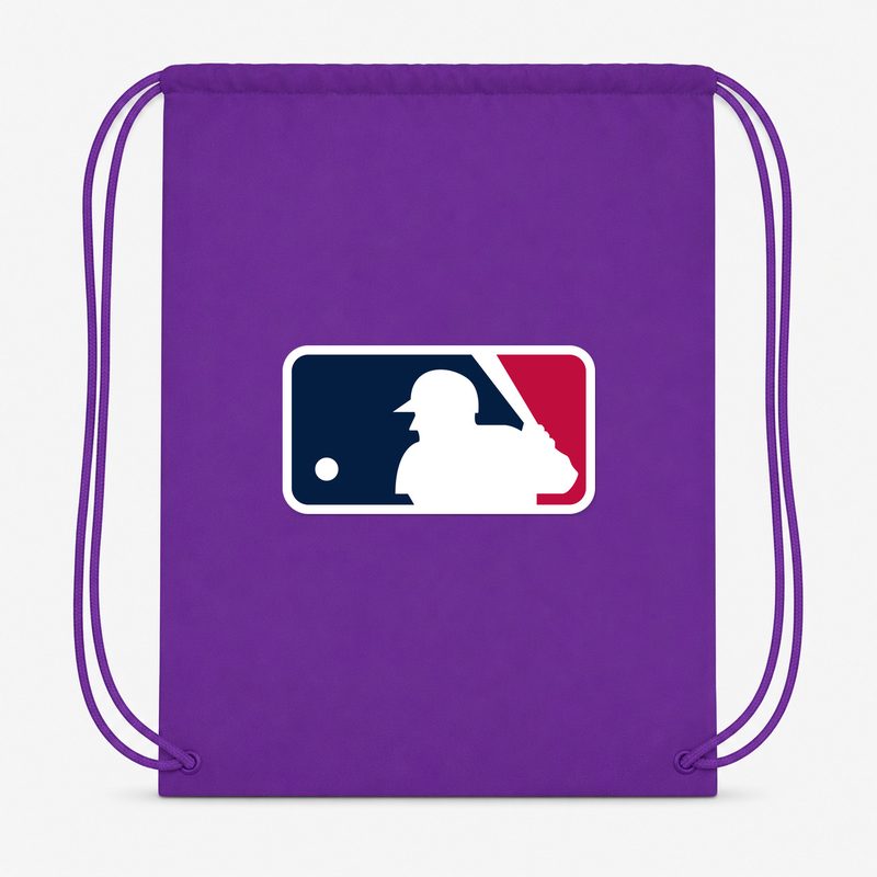 Major League Baseball Drawstring Bag - Purple