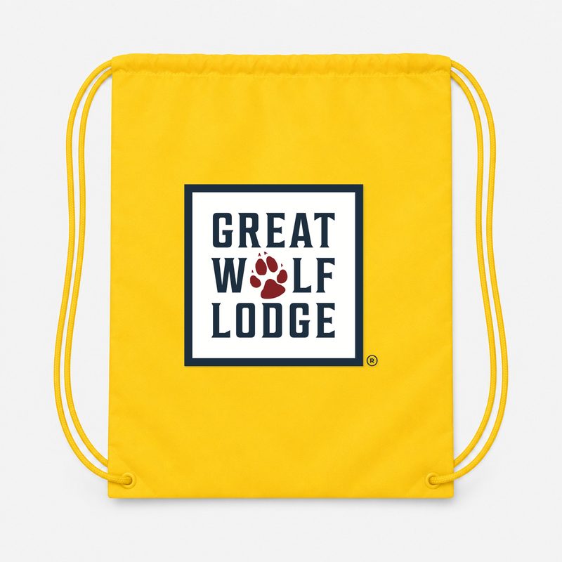 Great Wolf Lodge Drawstring Bag - Yellow