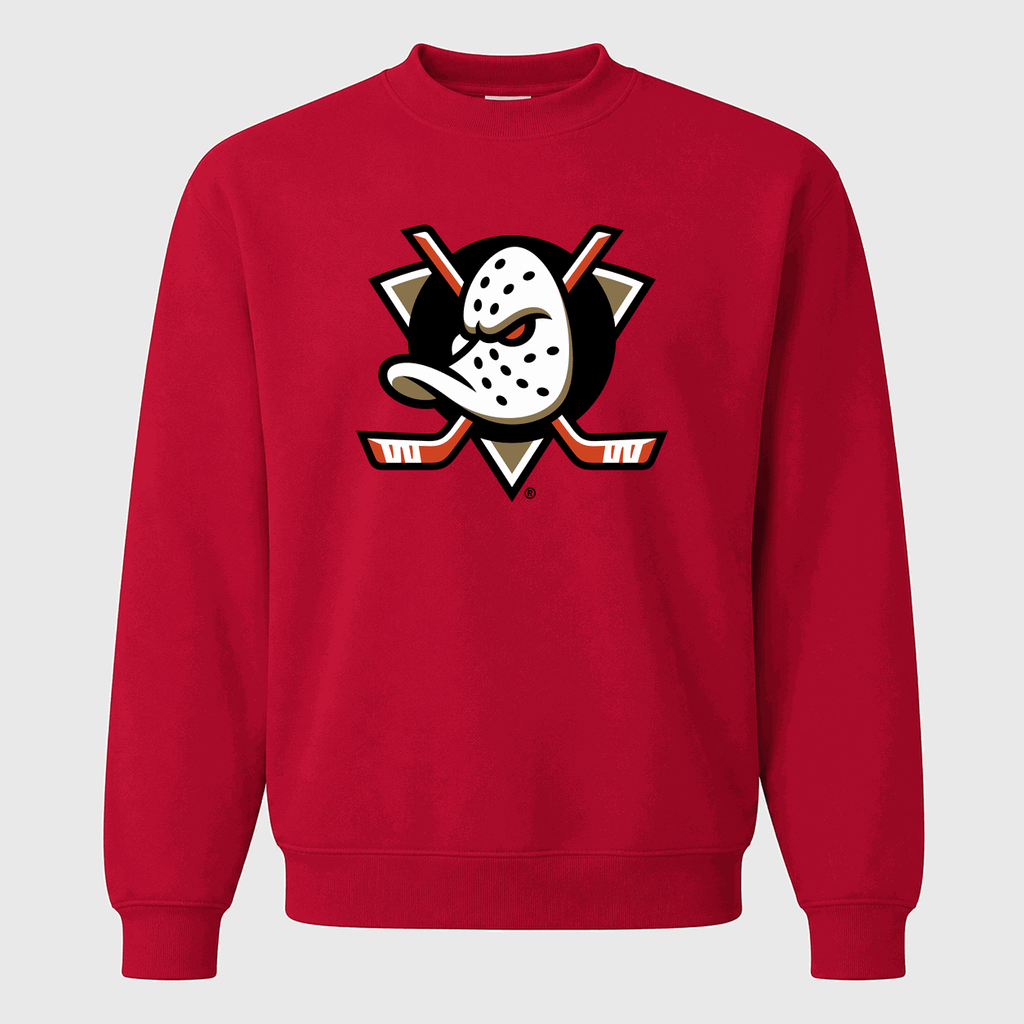 Men's Anaheim Ducks Crewneck Sweatshirt - Red