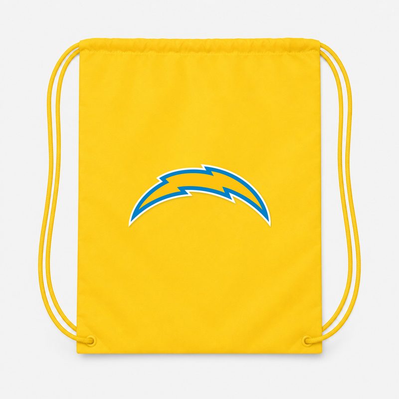 Los Angeles Chargers Drawstring Bag - Yellow
