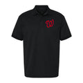 Men's Washington Nationals Dry Blend Polo - Black