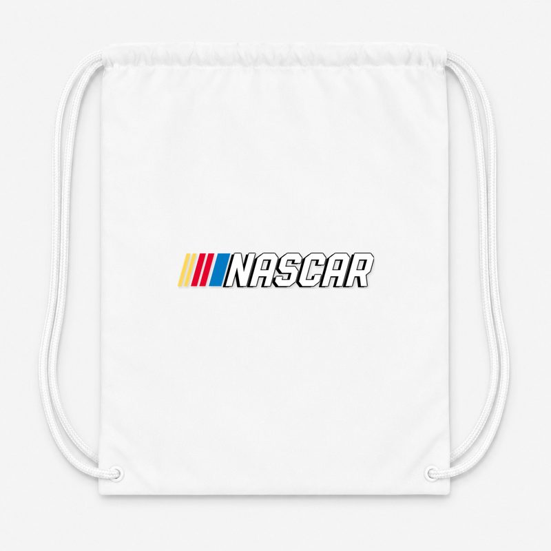 Nascar Drawstring Bag - White
