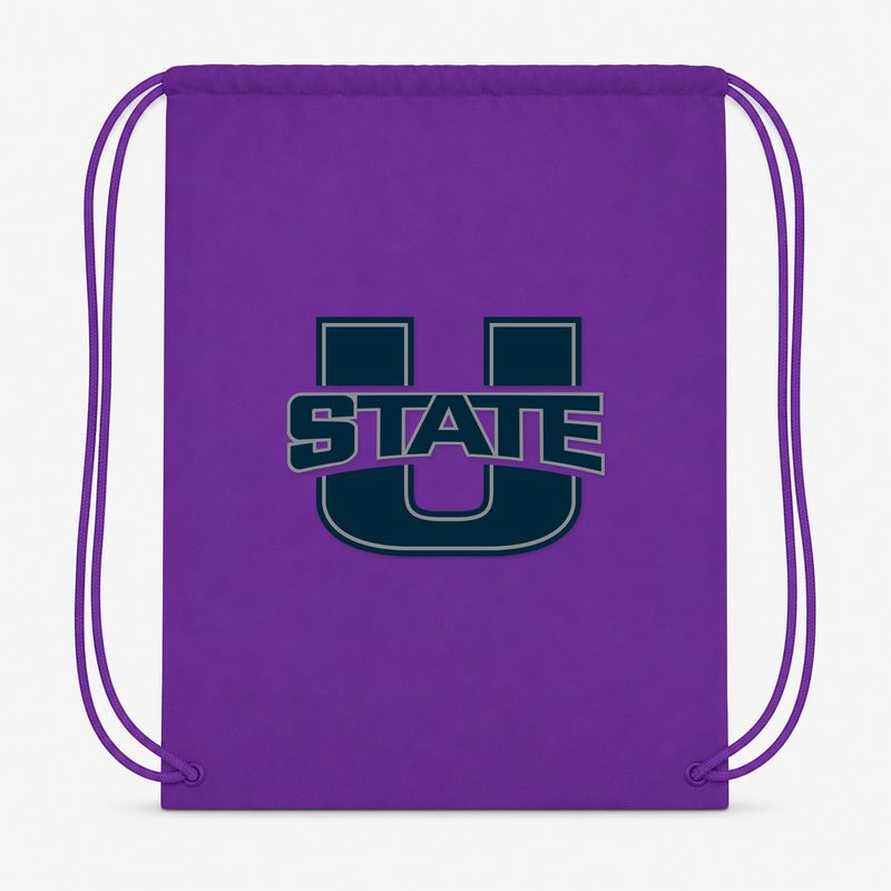 Utah State Aggies Drawstring Bag - Purple