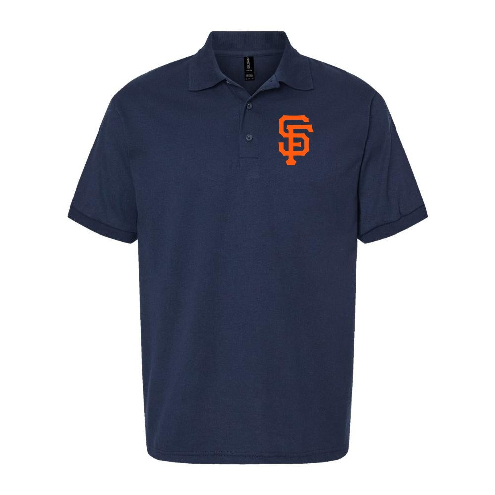 Men's San Francisco Giants Dry Blend Polo - Navy