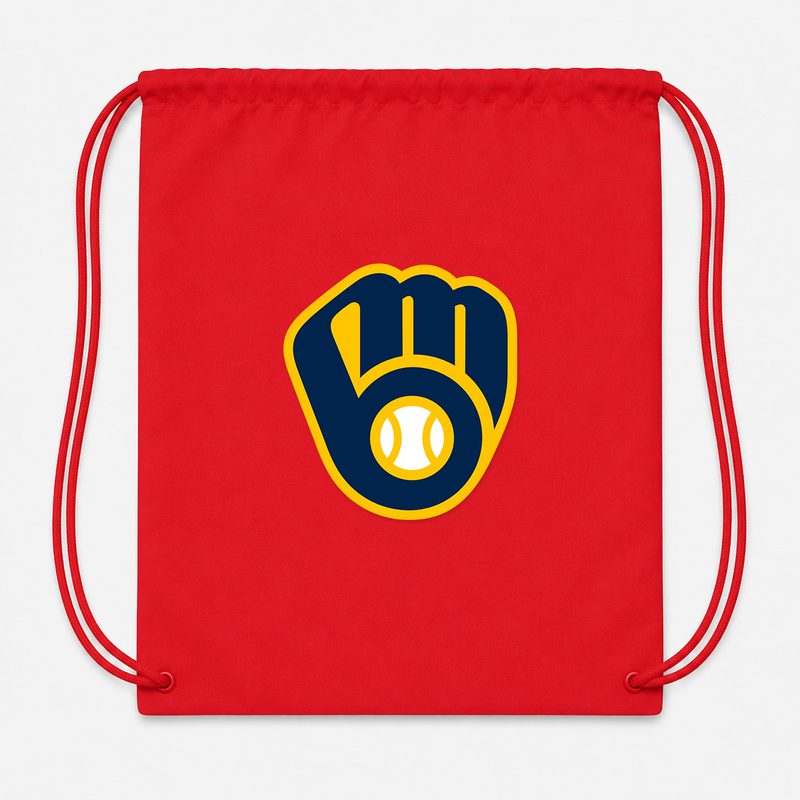 Milwaukee Brewers Drawstring Bag - Red