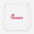 Chick Fil A Drawstring Bag - White