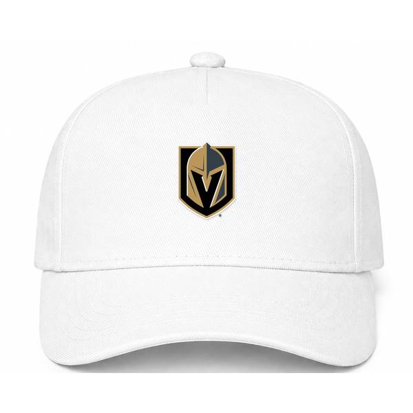 Vegas Golden Knights NHL Logo White Dad Baseball Cap Hat