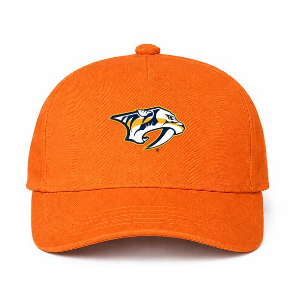 Nashville Predators NHL Logo Orange Dad Baseball Cap Hat