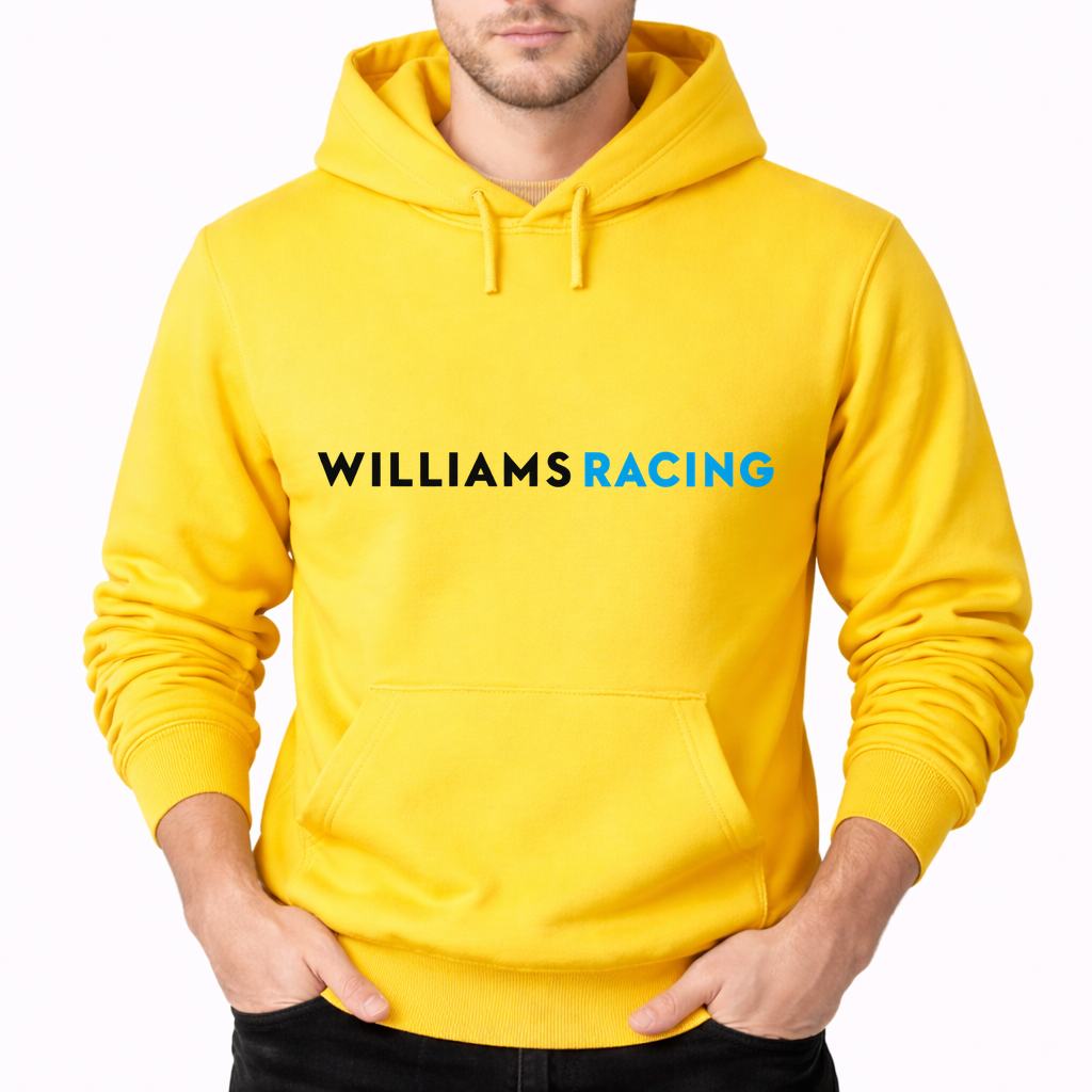 Men's Williams Racing Pullover Hoodie - Yellow