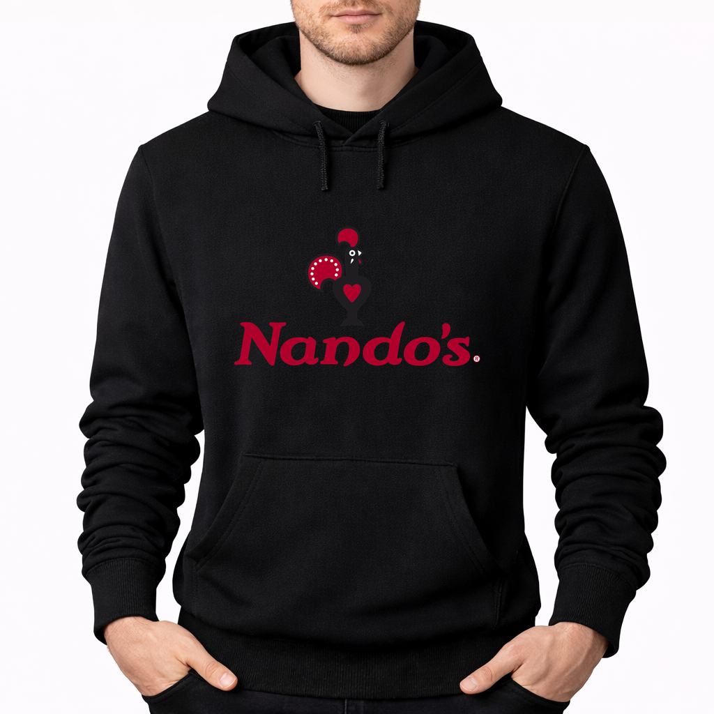 Men's Nando's Pullover Hoodie - Black