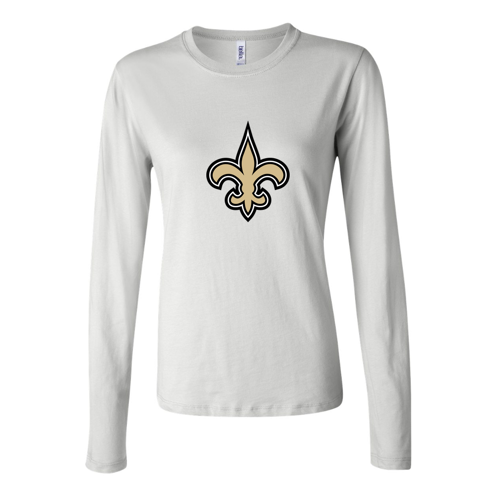Women's New Orleans Saints Long Sleeve T-Shirt - White