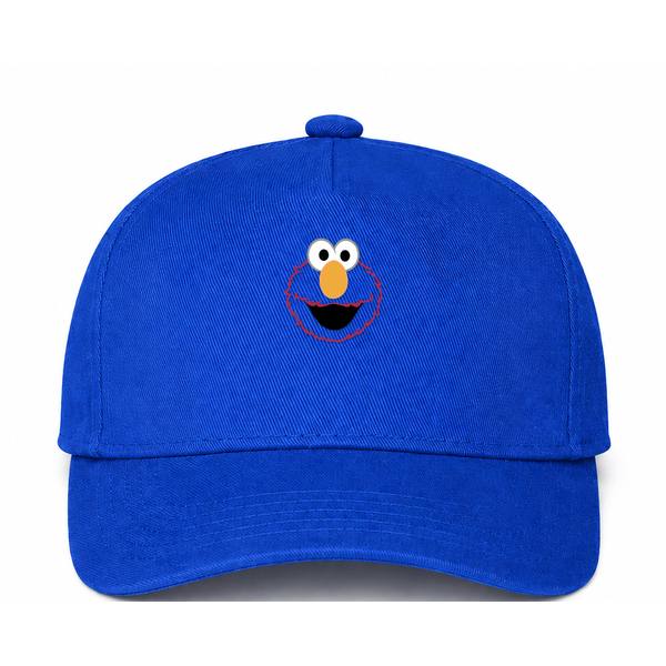 Elmo Face Blue Dad Baseball Cap Hat