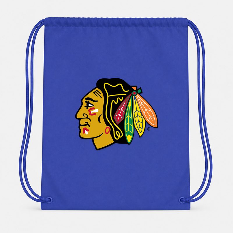 Chicago Blackhawks Drawstring Bag - Blue