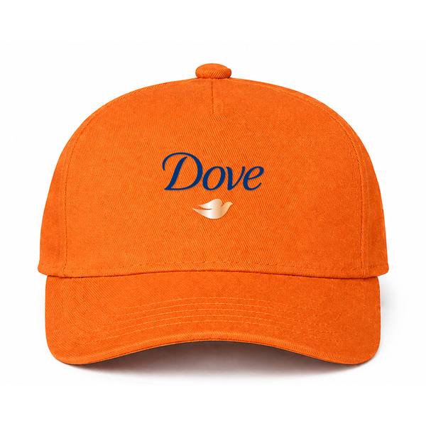 Dove Logo Orange Dad Baseball Cap Hat