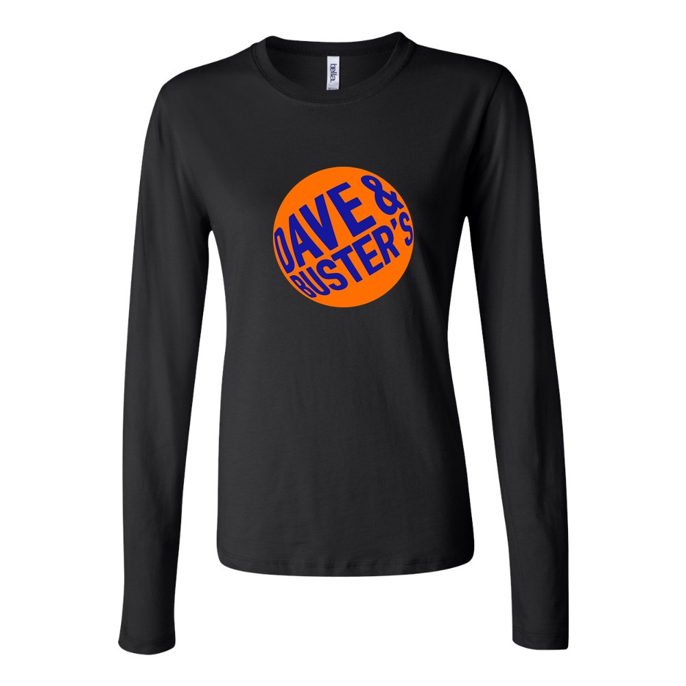 Women's Dave & Buster's Long Sleeve T-Shirt - Black