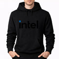 Men's Intel Pullover Hoodie - Black