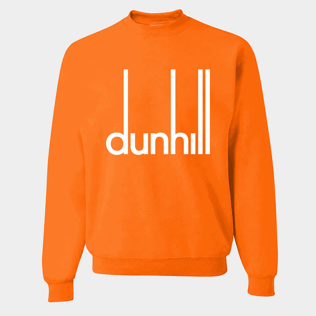 Men's Dunhill Logo Crewneck Sweatshirt - Orange