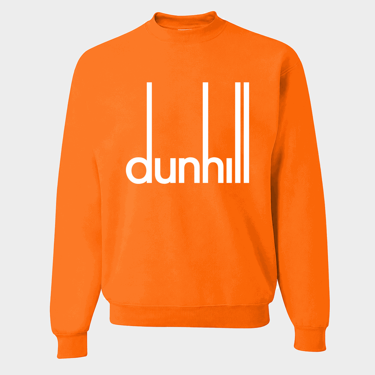 Men's Dunhill Logo Crewneck Sweatshirt - Orange