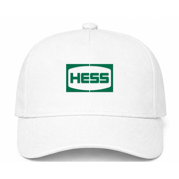 Hess Logo White Dad Baseball Cap Hat