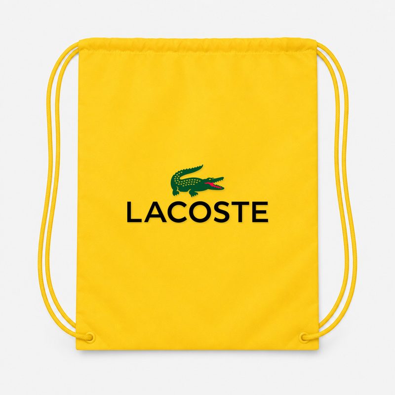 Lacoste Drawstring Bag - Yellow