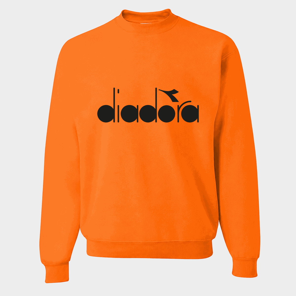 Men's Diadora Crewneck Sweatshirt - Orange