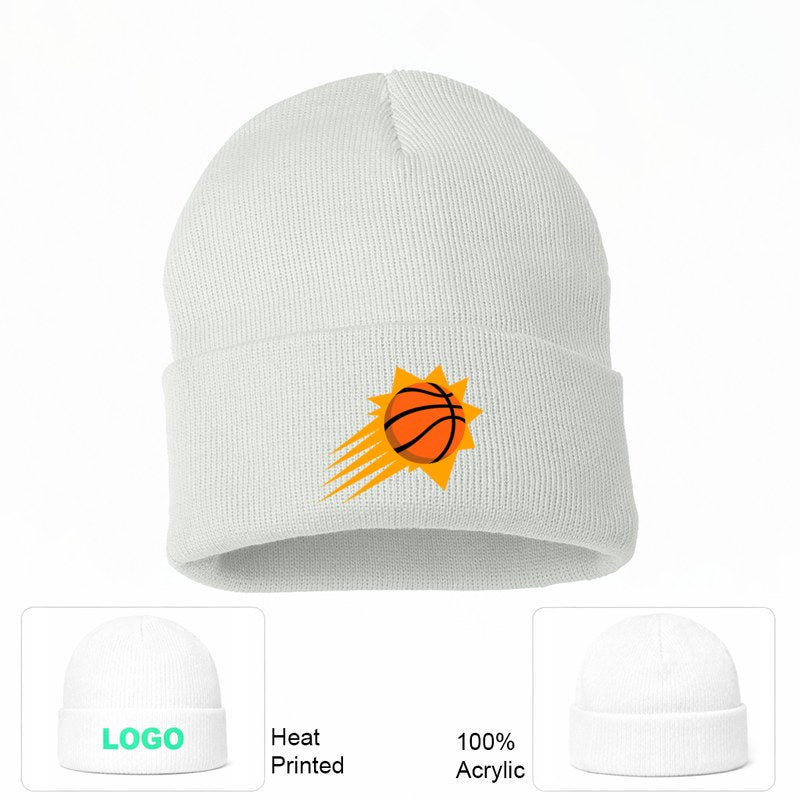 Phoenix Suns White Beanie Hat
