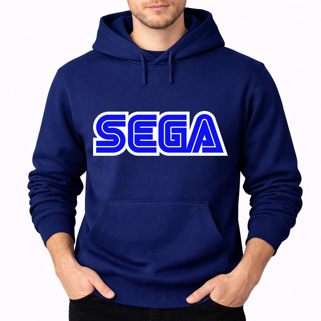Men's SEGA Pullover Hoodie - Navy