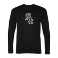 Men's Chicago White Sox Polyester Long Sleeve T-Shirt - Black