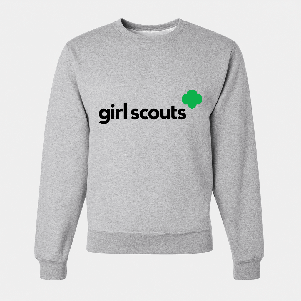 Men's Girl Scouts Logo Crewneck Sweatshirt - Gray