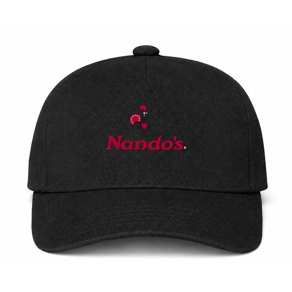 Nando's Logo Black Dad Baseball Cap Hat