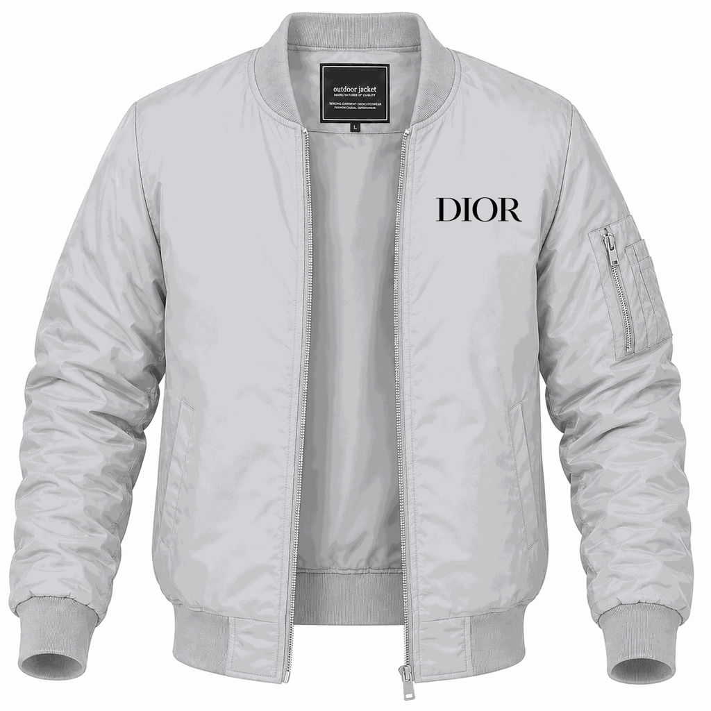 Men's Dior Lightweight Bomber Jacket - Gray