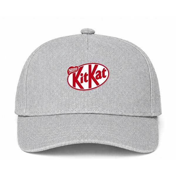 Kit Kat Logo Gray Dad Baseball Cap Hat