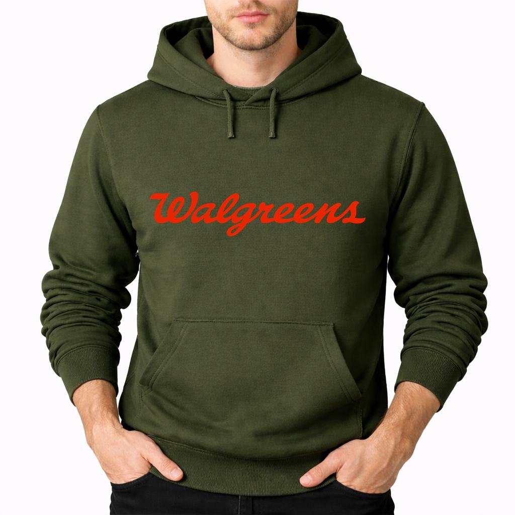 Men's Walgreens Pullover Hoodie - Army Green