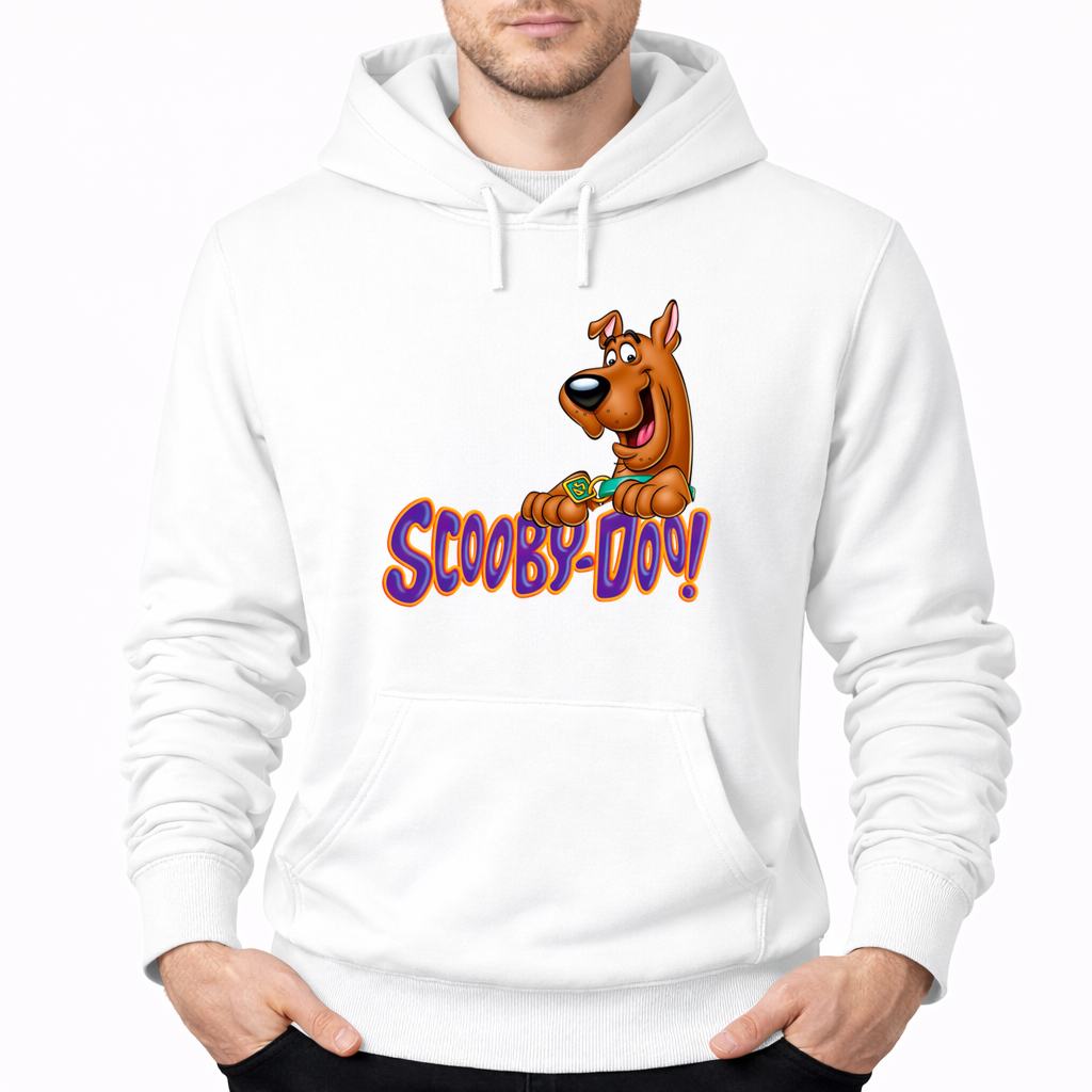 Men's Scooby-Doo Pullover Hoodie - White