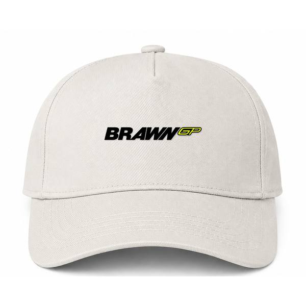 Brawn GP Beige Dad Baseball Cap Hat