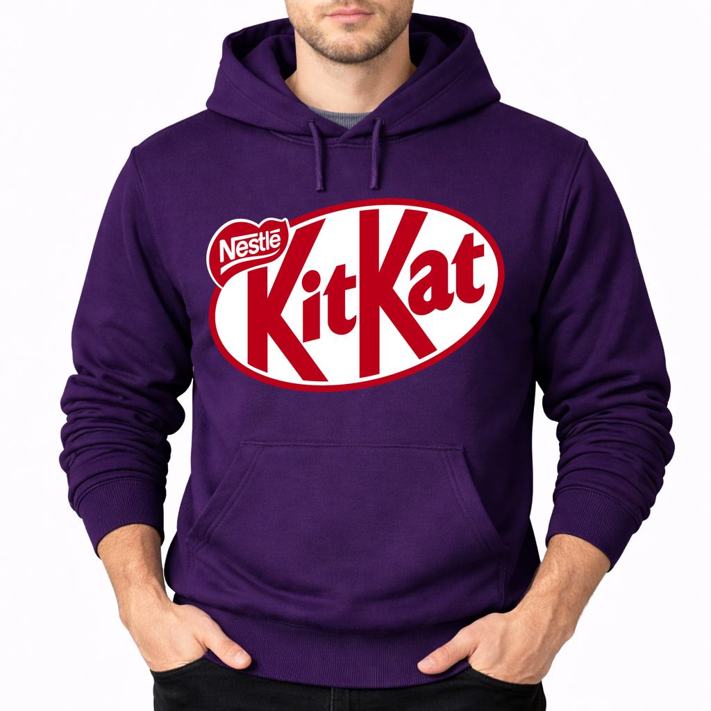 Men's Kit Kat Pullover Hoodie - Purple