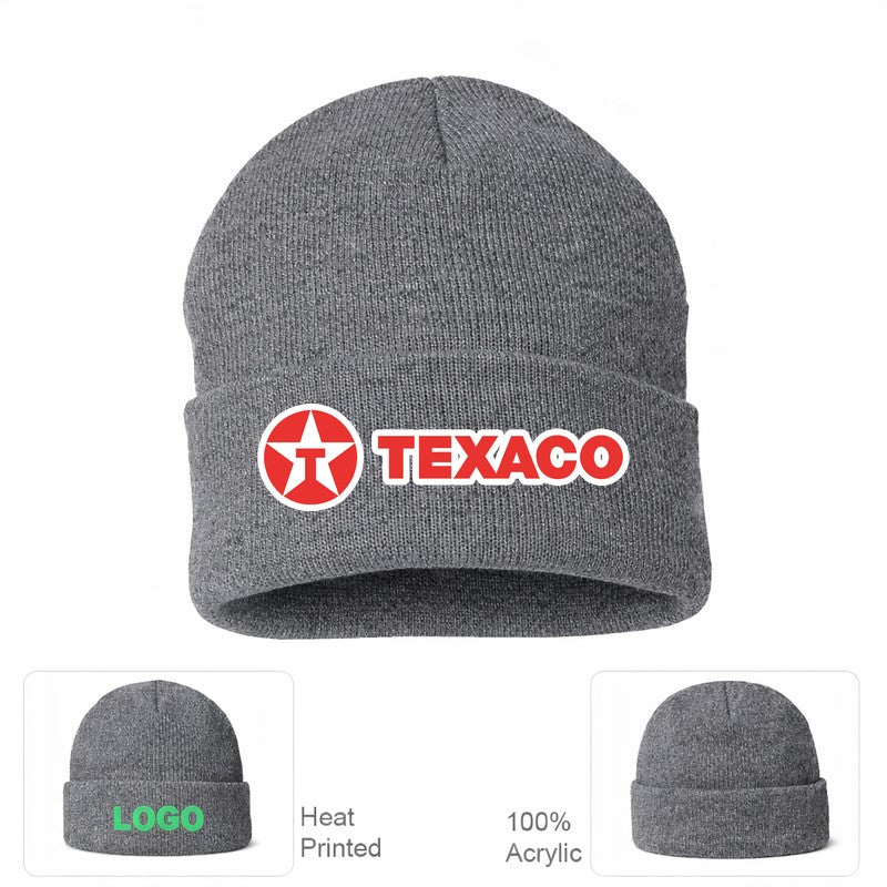 Texaco Grey Beanie Hat