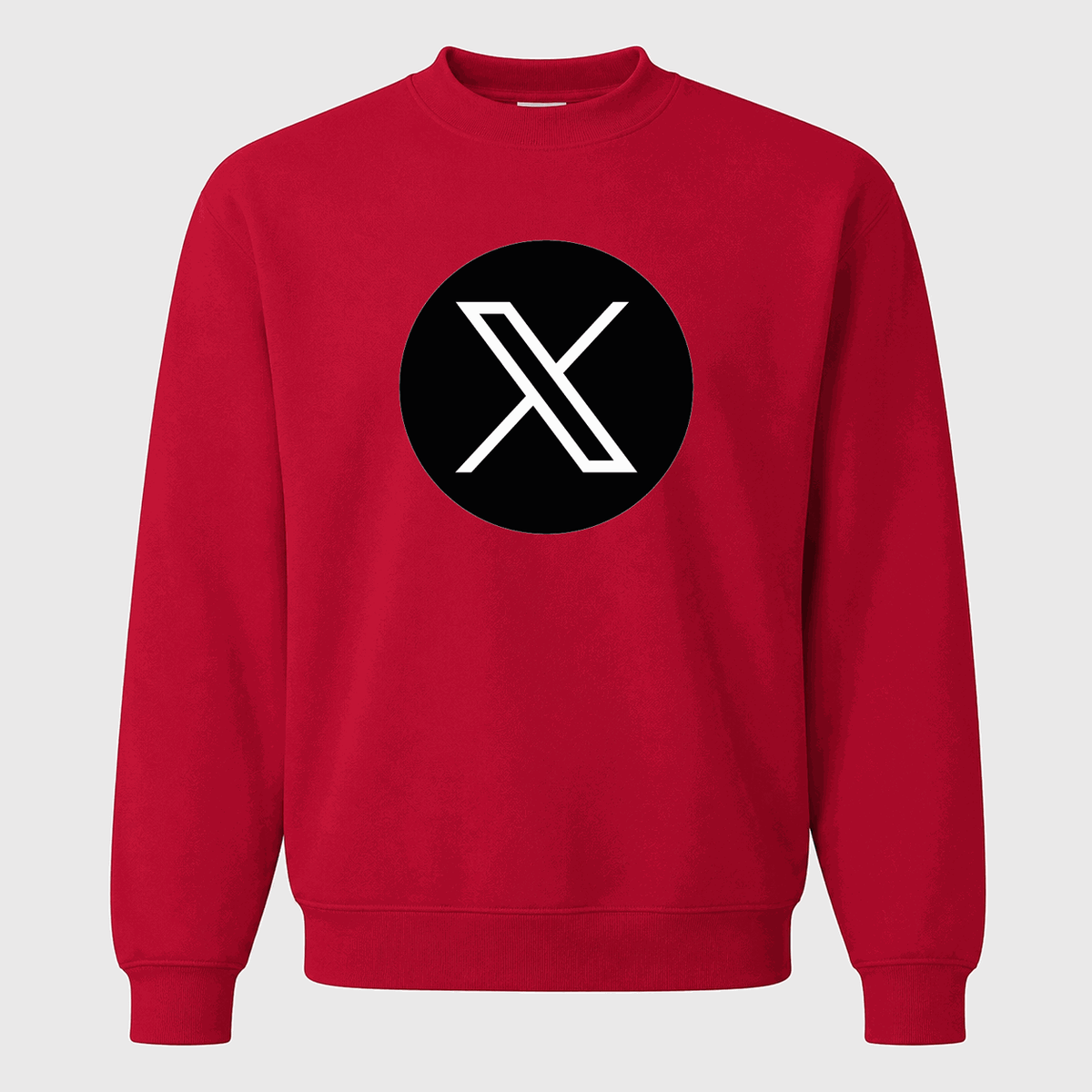 Men's X (Twitter) Crewneck Sweatshirt - Red