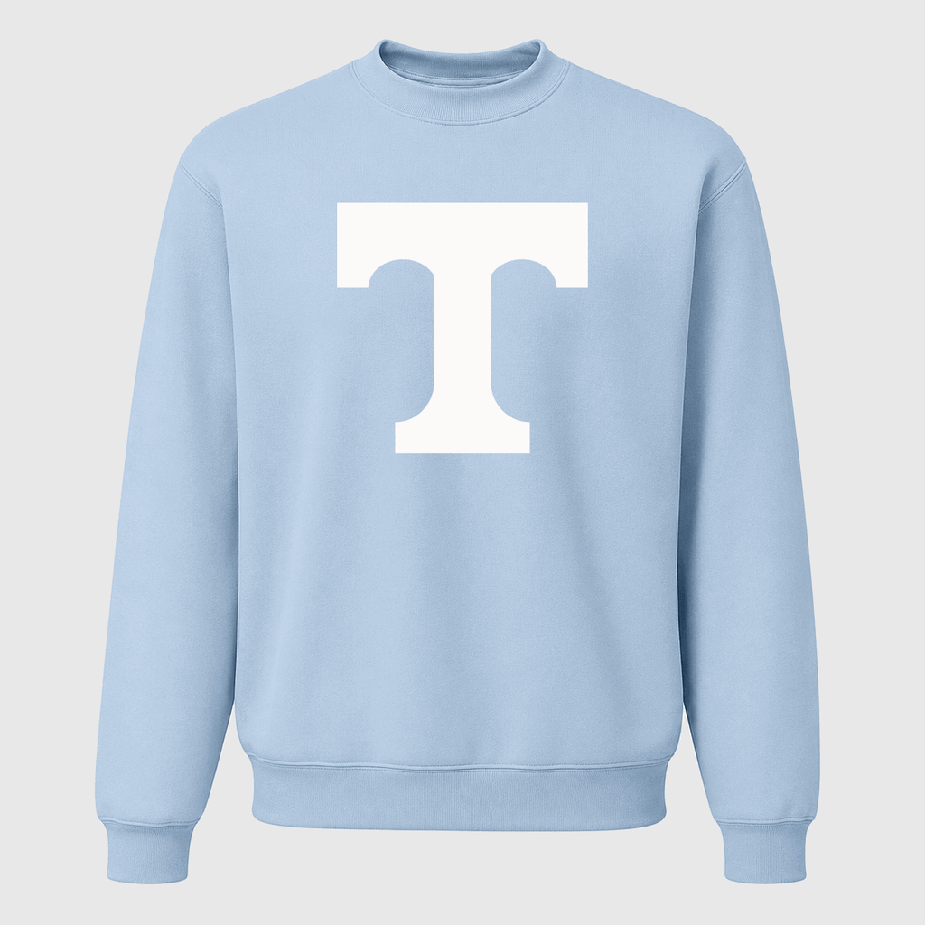 Men's Tennessee Volunteers Logo 2 Crewneck Sweatshirt - Sky Blue
