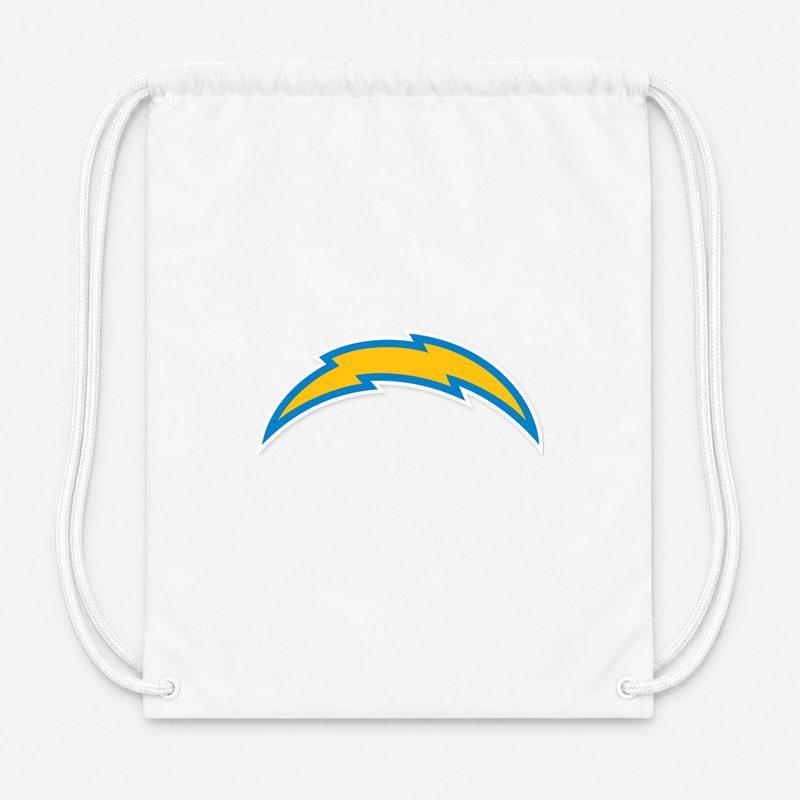 Los Angeles Chargers Drawstring Bag - White