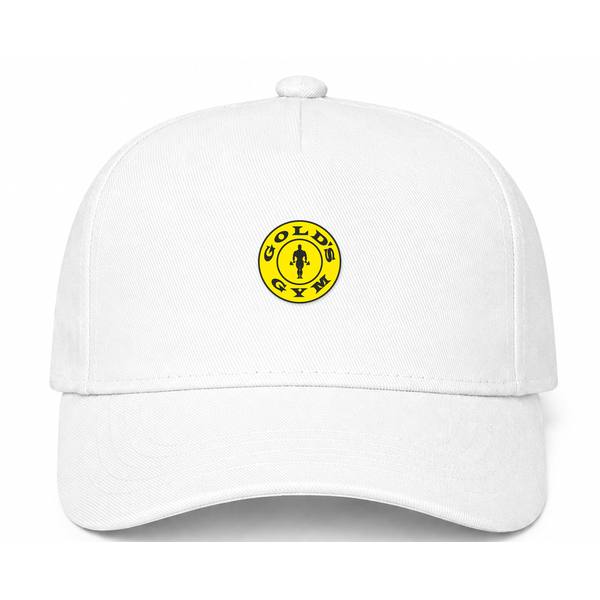 Gold's Gym Logo White Dad Baseball Cap Hat
