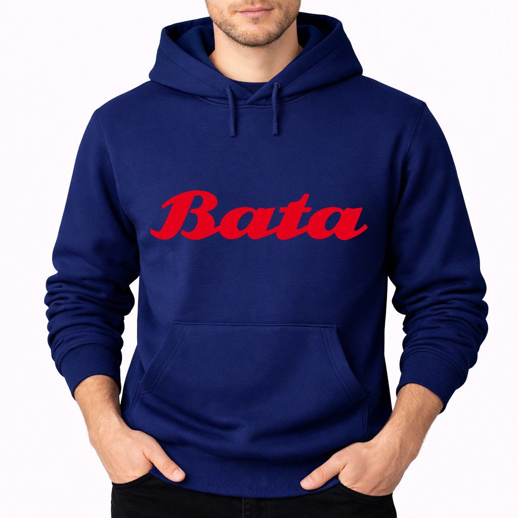 Men's Bata Pullover Hoodie - Navy