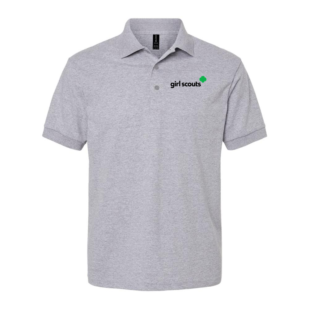 Men's Girl Scouts Dry Blend Polo - Gray