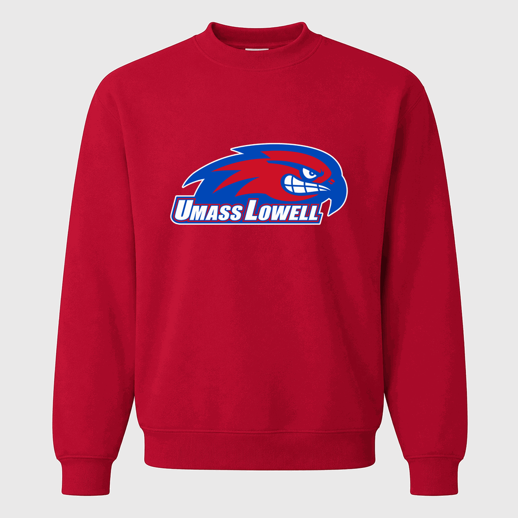 Men's UMass Lowell River Hawks Crewneck Sweatshirt - Red