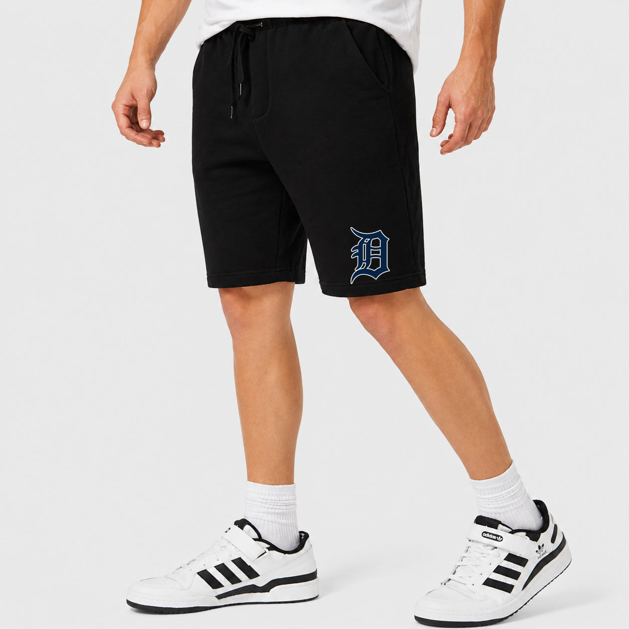 Men's Detroit Tigers Cotton Shorts - Black