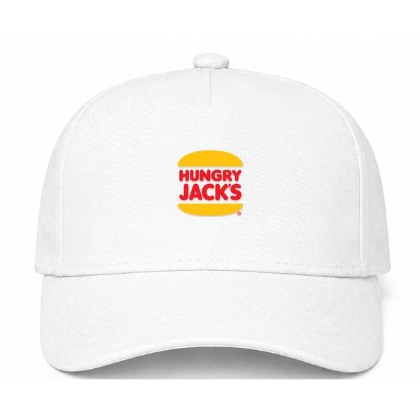 Hungry Jack's Logo White Dad Baseball Cap Hat
