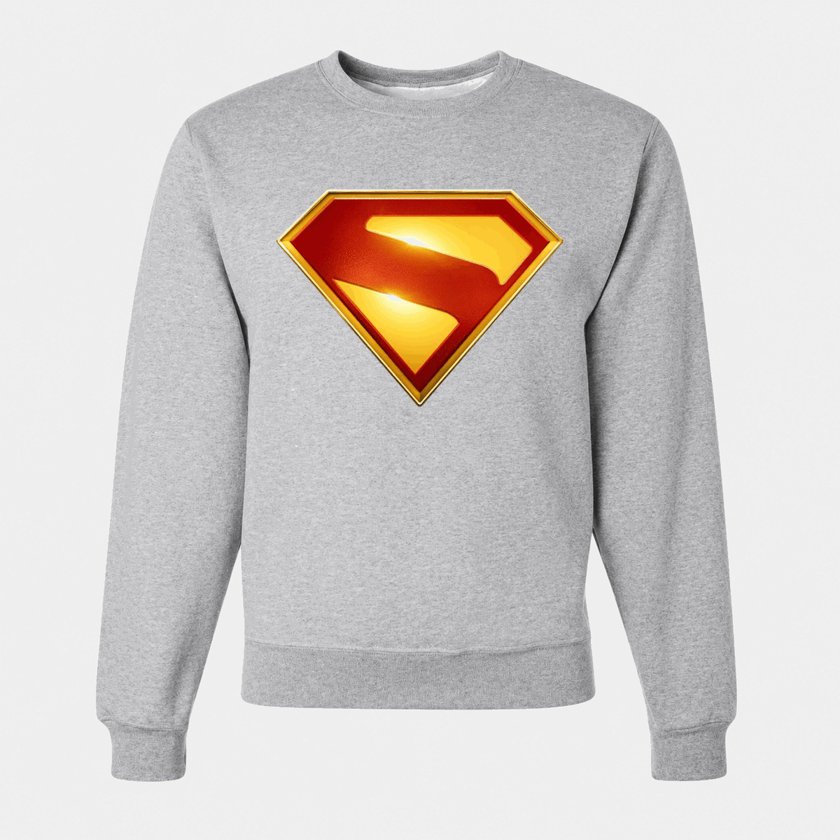 Men's Superman 2025 Crewneck Sweatshirt - Gray