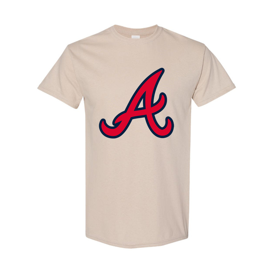 Men's Atlanta Braves Cotton T-Shirt - Tan