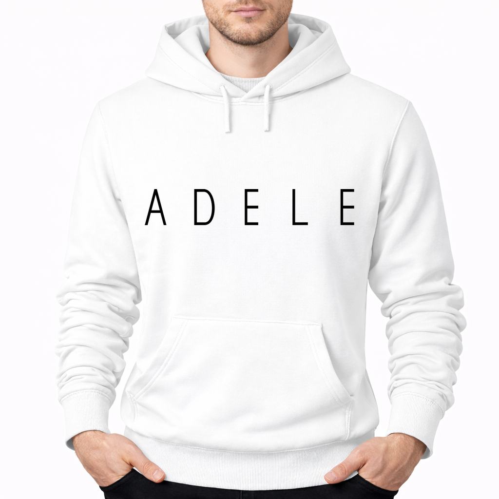 Men's Adele Pullover Hoodie - White